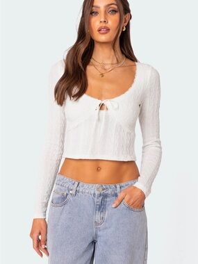 Edikted White long sleeve